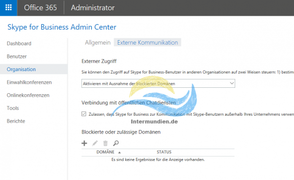 Office 365 Skype for Business Administration